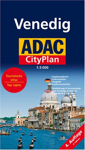 Venedig: 1:5000: Touristische Infos, Umgebungskarte, Liniennetzplan, Cityguide, Straßenverzeichnis. Dtsch.-Engl. (ADAC StadtPlan Kompakt) Leisure, Home & Garden
