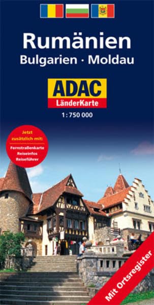 Rumänien, Bulgarien, Moldau: 1:750000 (ADAC Länderkarten) Leisure, Home & Garden