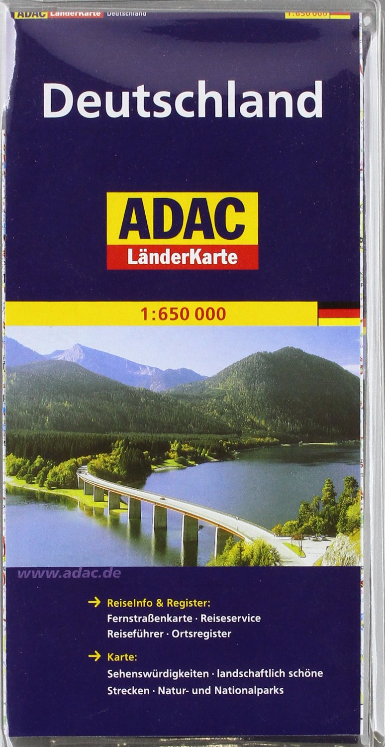 ADAC Länderkarte Deutschland in Hülle 1:650.000 (ADAC Länderkarten) Leisure, Home & Garden