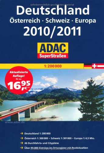 ADAC SuperStraßen Deutschland/Österreich/Schweiz/Europa 2010/2011 Leisure, Home & Garden
