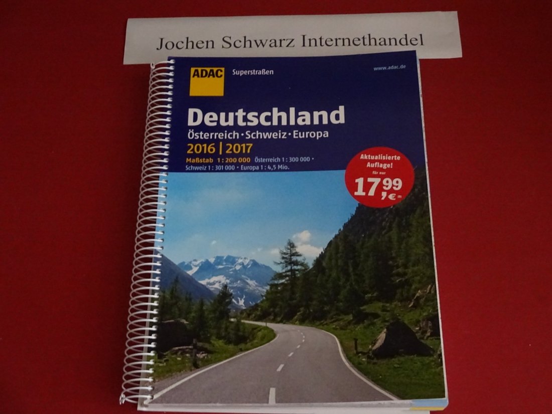 ADAC Superstraßen Deutschland, Österreich, Schweiz & Europa 2016/2017 1:200 000 (ADAC Atlanten) Leisure, Home & Garden