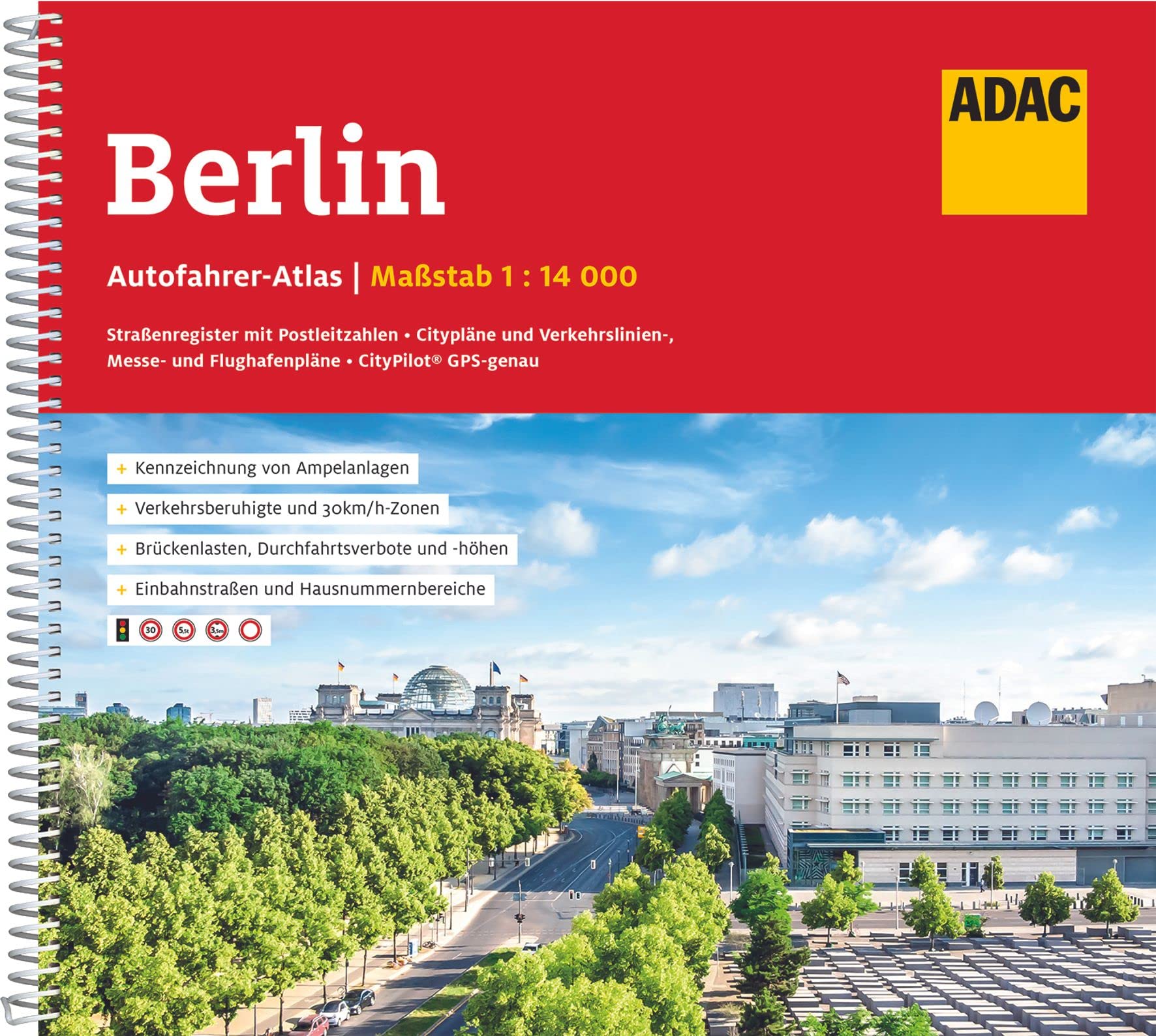 Product Image: ADAC Autofahreratlas Berlin 1:14.000