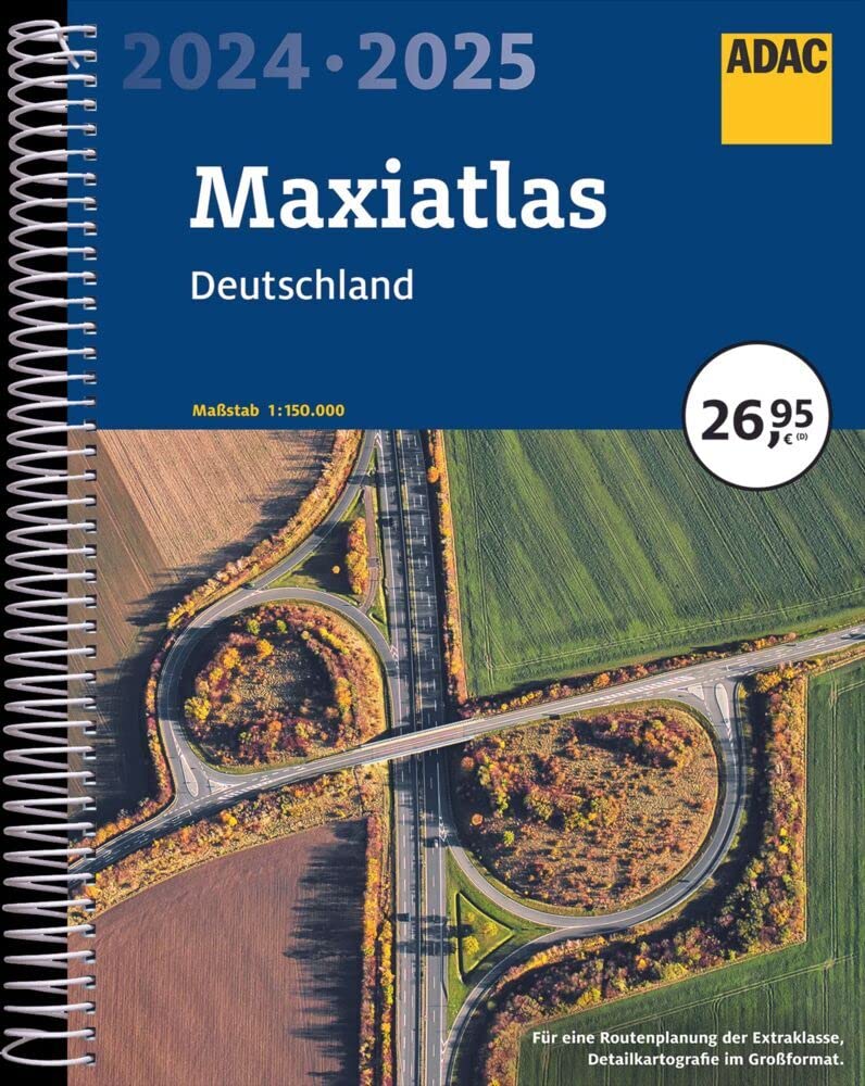 ADAC Maxiatlas 2024/2025 Deutschland 1:150.000 Leisure, Home & Garden