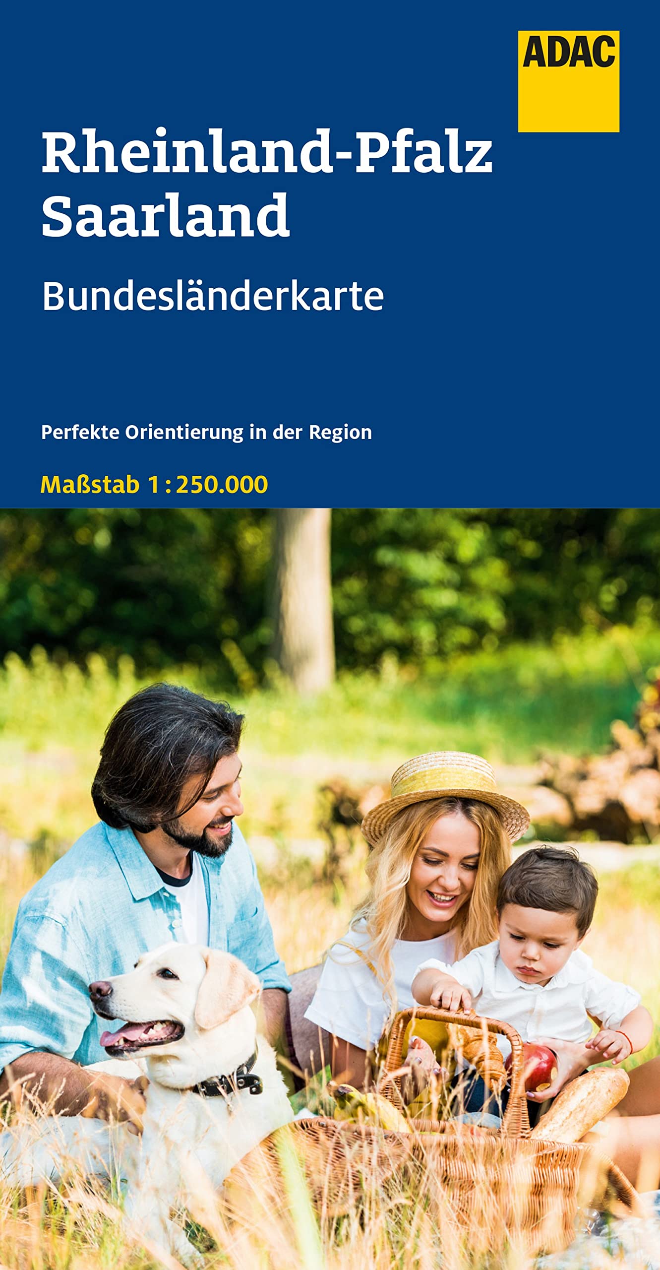 ADAC Bundesländerkarte Deutschland 10 Rheinland-Pfalz, Saarland 1:250.000 Leisure, Home & Garden