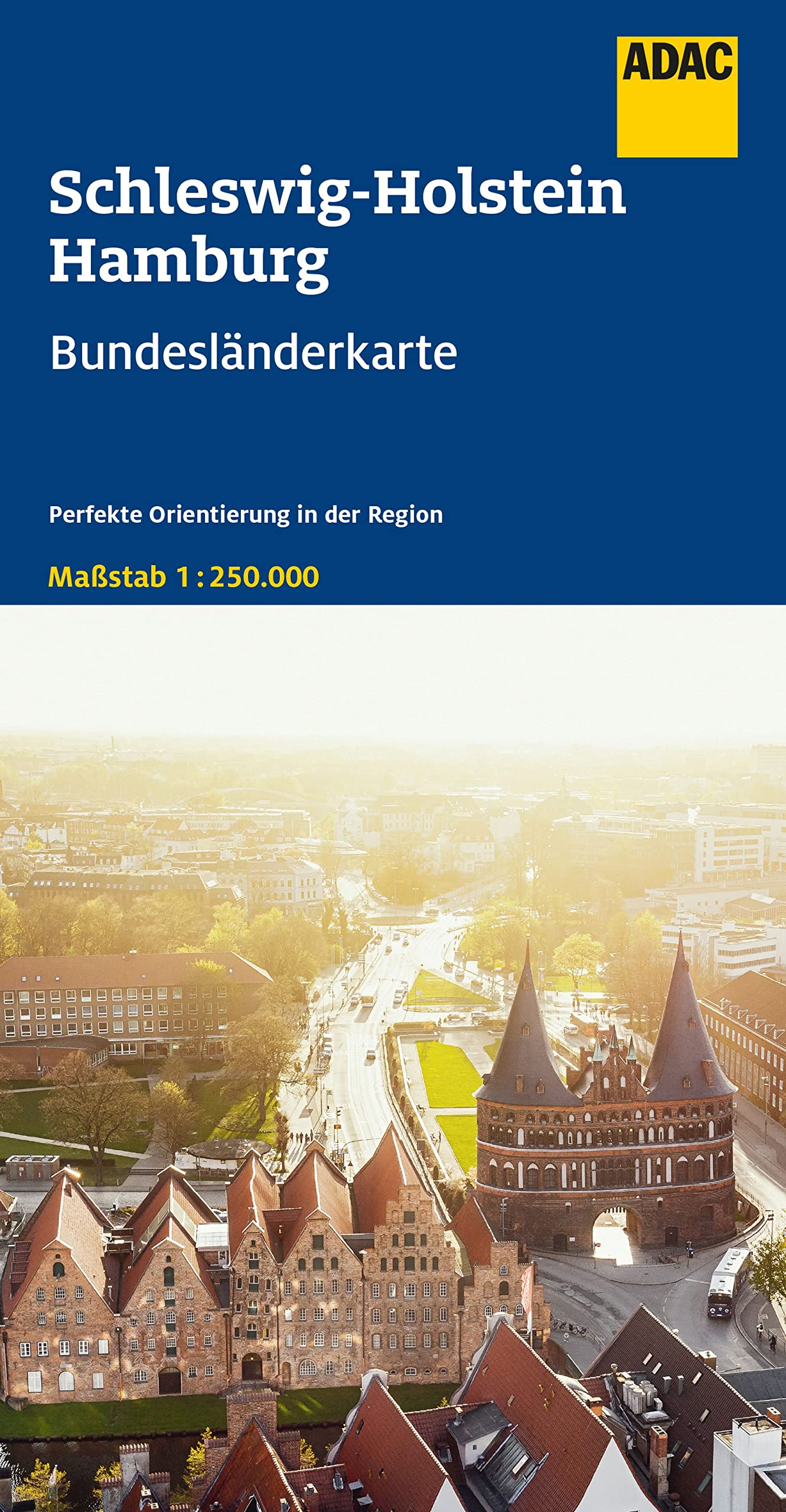 ADAC Bundesländerkarte Deutschland 01 Schleswig-Holstein, Hamburg 1:250.000 Leisure, Home & Garden