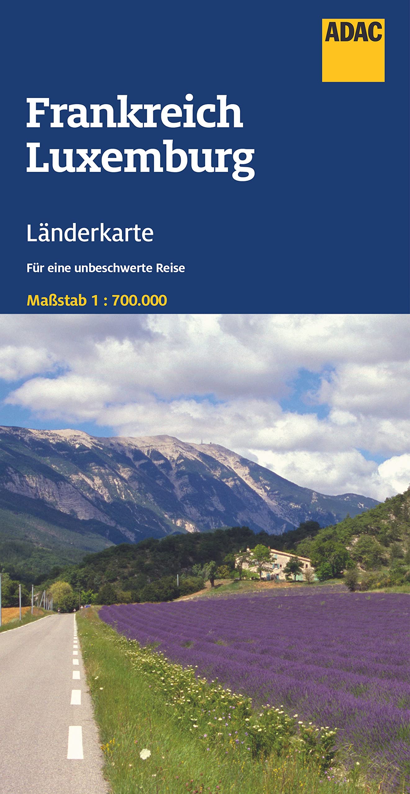 ADAC Länderkarte Frankreich, Luxemburg 1:700.000: Straßenkarte und Autokarte Leisure, Home & Garden