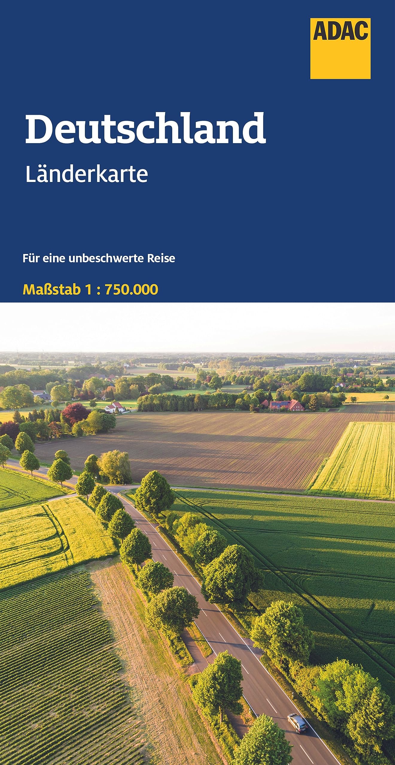 ADAC Länderkarte Deutschland 1:750.000: Straßenkarte und Autokarte Leisure, Home & Garden