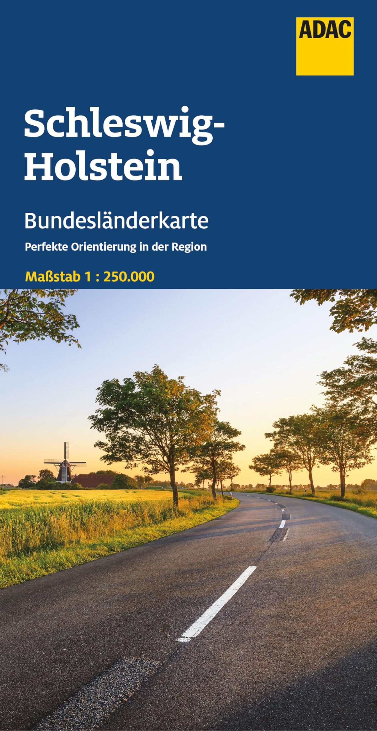 ADAC Bundesländerkarte Deutschland 01 Schleswig-Holstein 1:250.000: Straßenkarte und Autokarte Leisure, Home & Garden