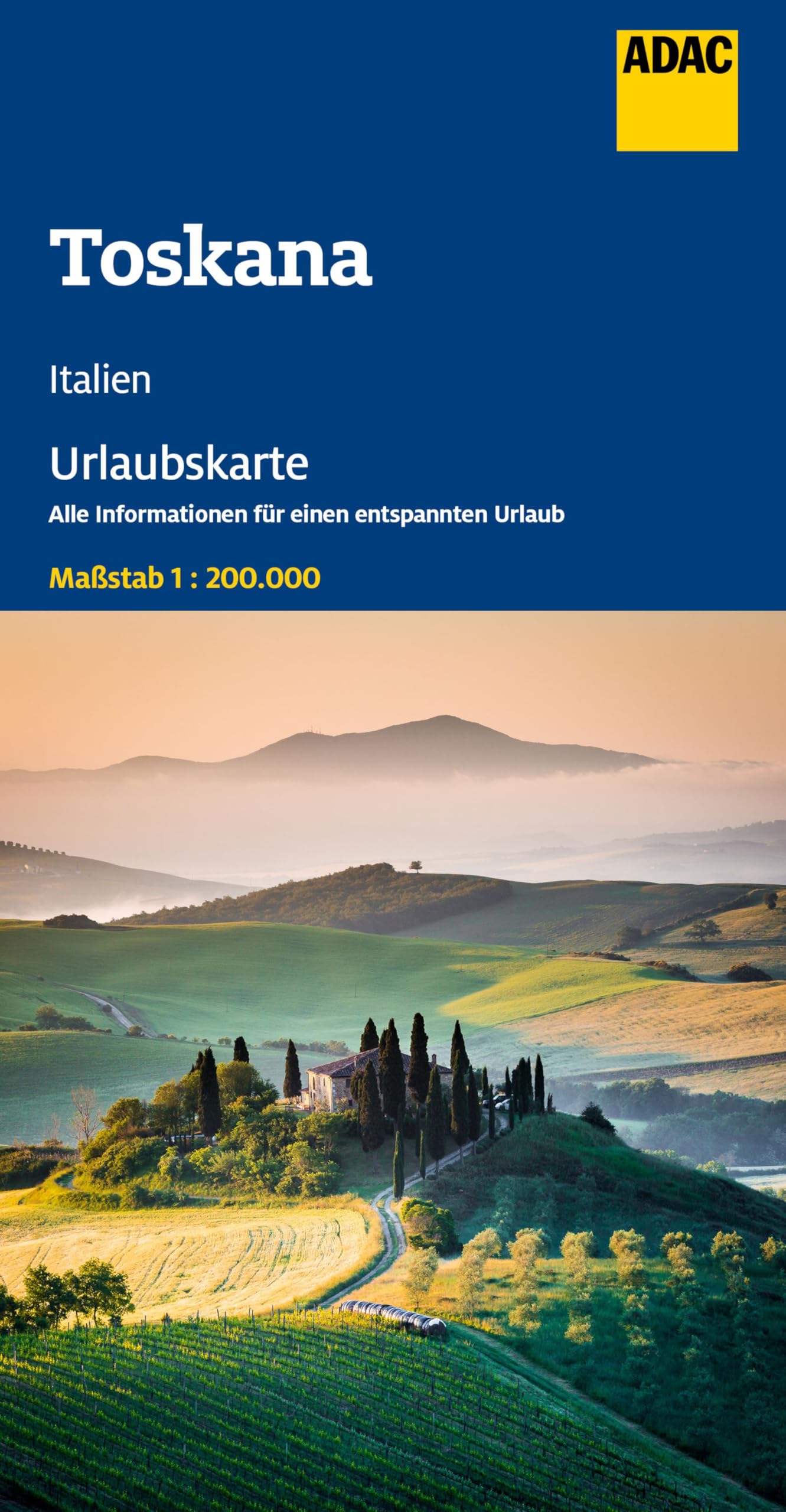 ADAC Urlaubskarte Toskana 1:200.000 Leisure, Home & Garden