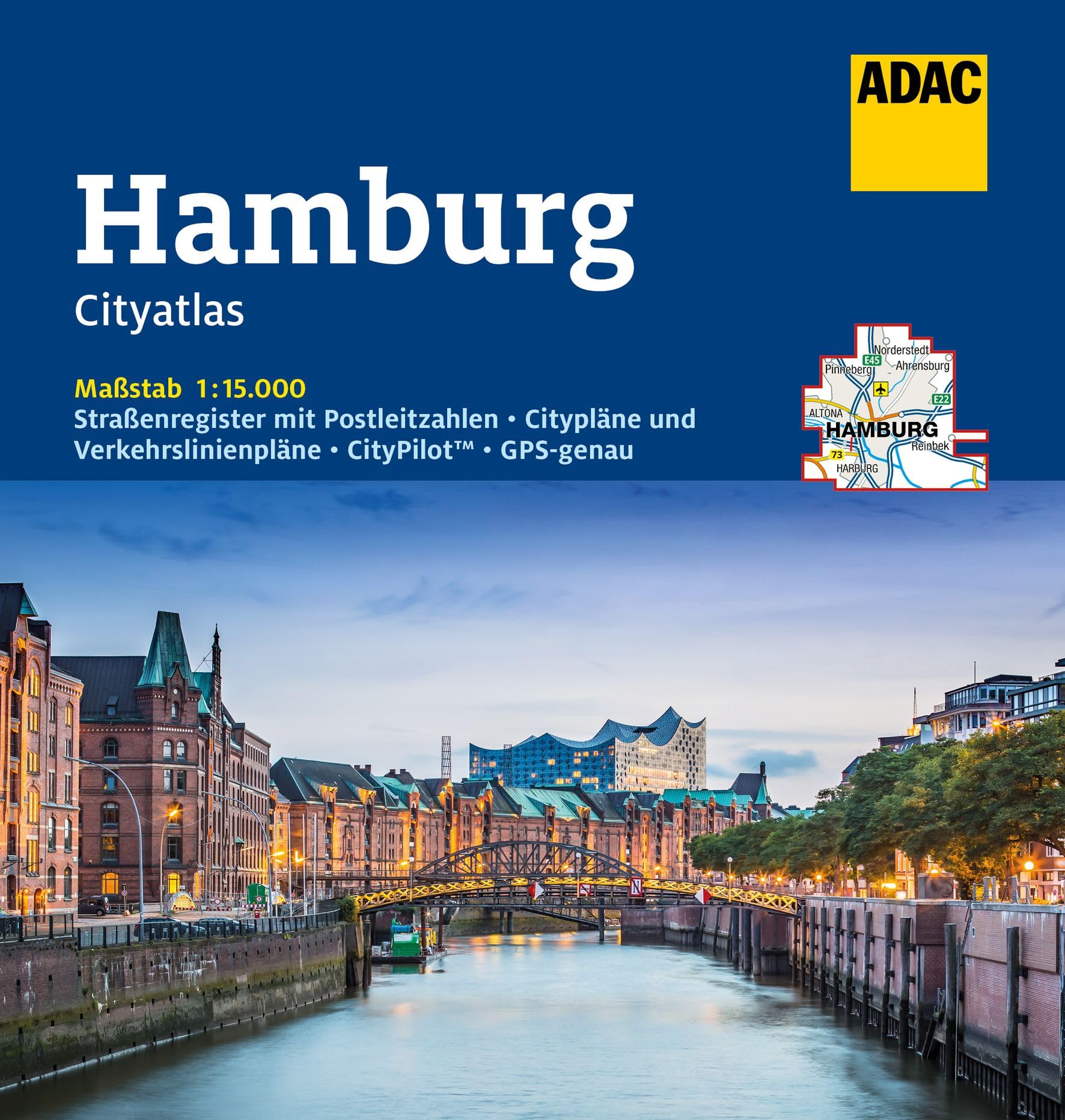 ADAC Cityatlas Hamburg 1:15.000 Leisure, Home & Garden