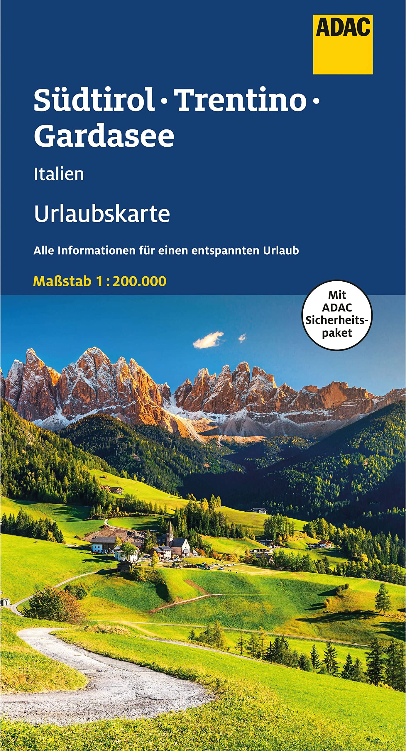 ADAC Urlaubskarte Südtirol, Trentino, Gardasee 1:200.000 Leisure, Home & Garden