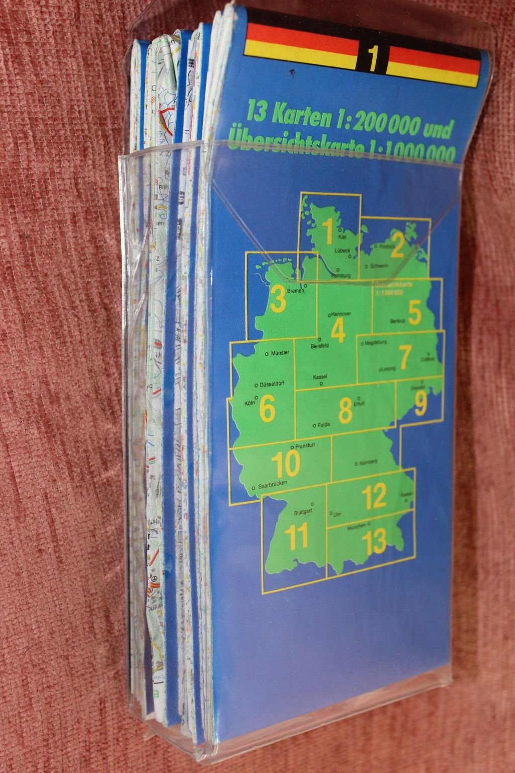 ADAC KartenSet Deutschland Blatt 1-20 in Kartentasche: 1:200.000 Leisure, Home & Garden