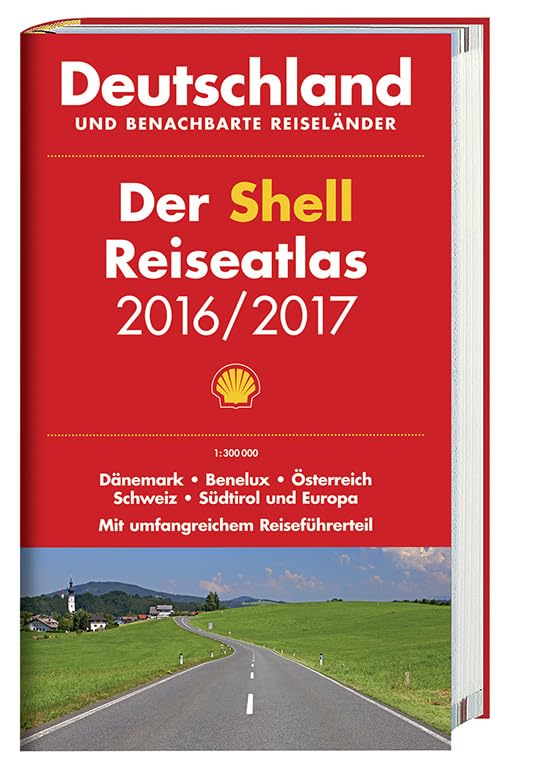 Der Shell Reiseatlas Deutschland, benachbarte Reiseländer 2016/2017 1:300 000 book