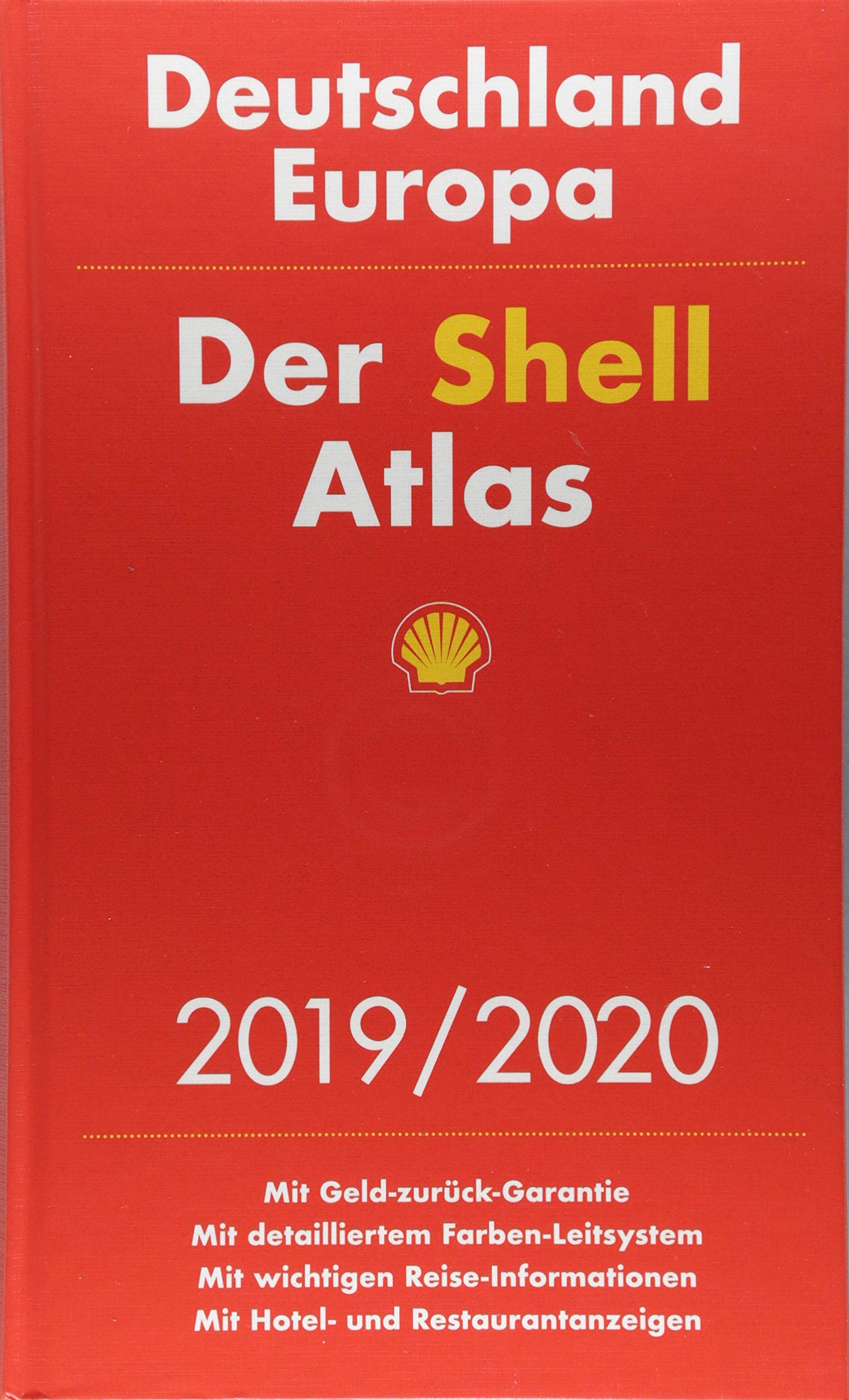 Der Shell Atlas 2019/2020 Deutschland 1:300 000, Europa 1:750 000 Leisure, Home & Garden