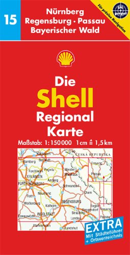 Nürnberg, Regensburg, Passau, Bayerischer Wald: 1:150000; GPS-geeignet: Mit Städteführer und Ortsverzeichnis. GPS-geeignet Travel Books