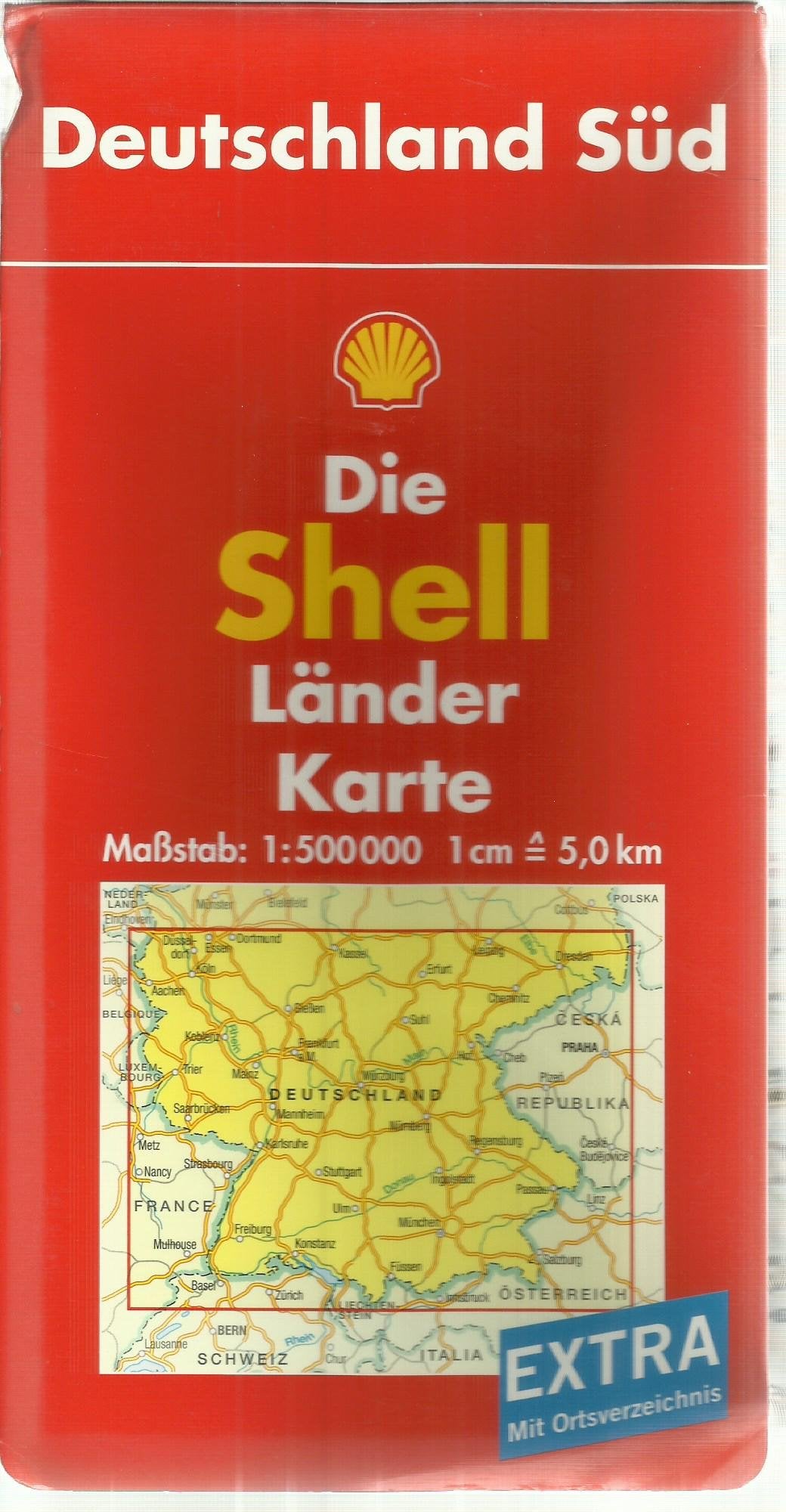 Deutschland Süd: 1:500000 (Shell Länderkarte) Leisure, Home & Garden