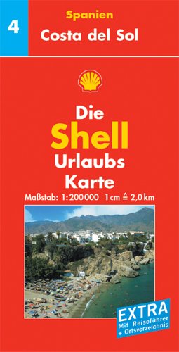 Costa del Sol: 1:200000: Mit Reiseführer u. Ortsverz. (Shell Urlaubskarte Spanien /Portugal) Leisure, Home & Garden