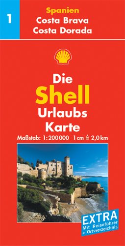 Costa Brava, Costa Dorada: 1:200000 (Shell Urlaubskarte Spanien /Portugal) Leisure, Home & Garden