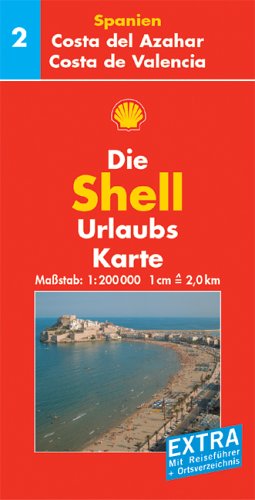 Costa del Azahar, Costa de Valencia: 1:200000: Mit Reiseführer u. Ortsverz. (Shell Urlaubskarte Spanien /Portugal) Leisure, Home & Garden