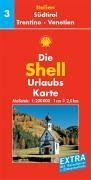 Südtirol, Trentino, Venetien: 1:200000: Mit Reiseführer und Ortsverzeichnis. Mit Kennzeichnung v. Sehenswürdigkeiten, landschaftlich schönen Strecken ... u. Nationalparks (Shell Urlaubskarte Italien) Leisure, Home & Garden