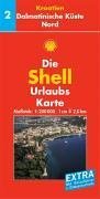 Dalmatinische Küste Nord: 1:200000: Mit Reiseführer und Ortsverzeichnis. Mit Kennzeichnung v. Sehenswürdigkeiten, landschaftlich schönen Strecken ... (Shell Urlaubskarte Kroatien /Slowenien) Leisure, Home & Garden