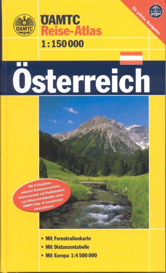 ÖAMTC Reise-Atlas Österreich: 1:150000 (ÖAMTC Atlanten) Leisure, Home & Garden