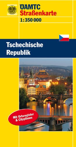 ÖAMTC Länderkarte Tschechische Republik: 1:350000 Leisure, Home & Garden