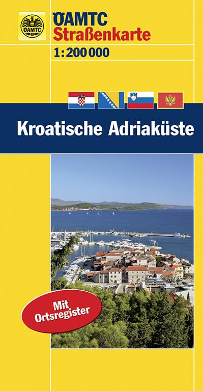 ÖAMTC Urlaubskarte Kroatische Adriaküste 1:200 000 (ÖAMTC Urlaubskarten) Leisure, Home & Garden