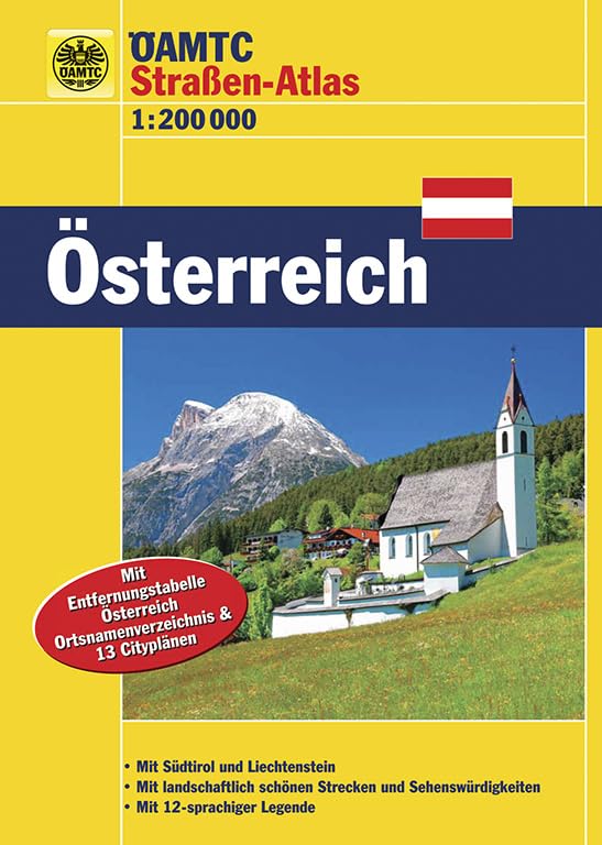 ÖAMTC Strassen-Atlas Österreich 1:200 000 (ÖAMTC Atlanten) Leisure, Home & Garden