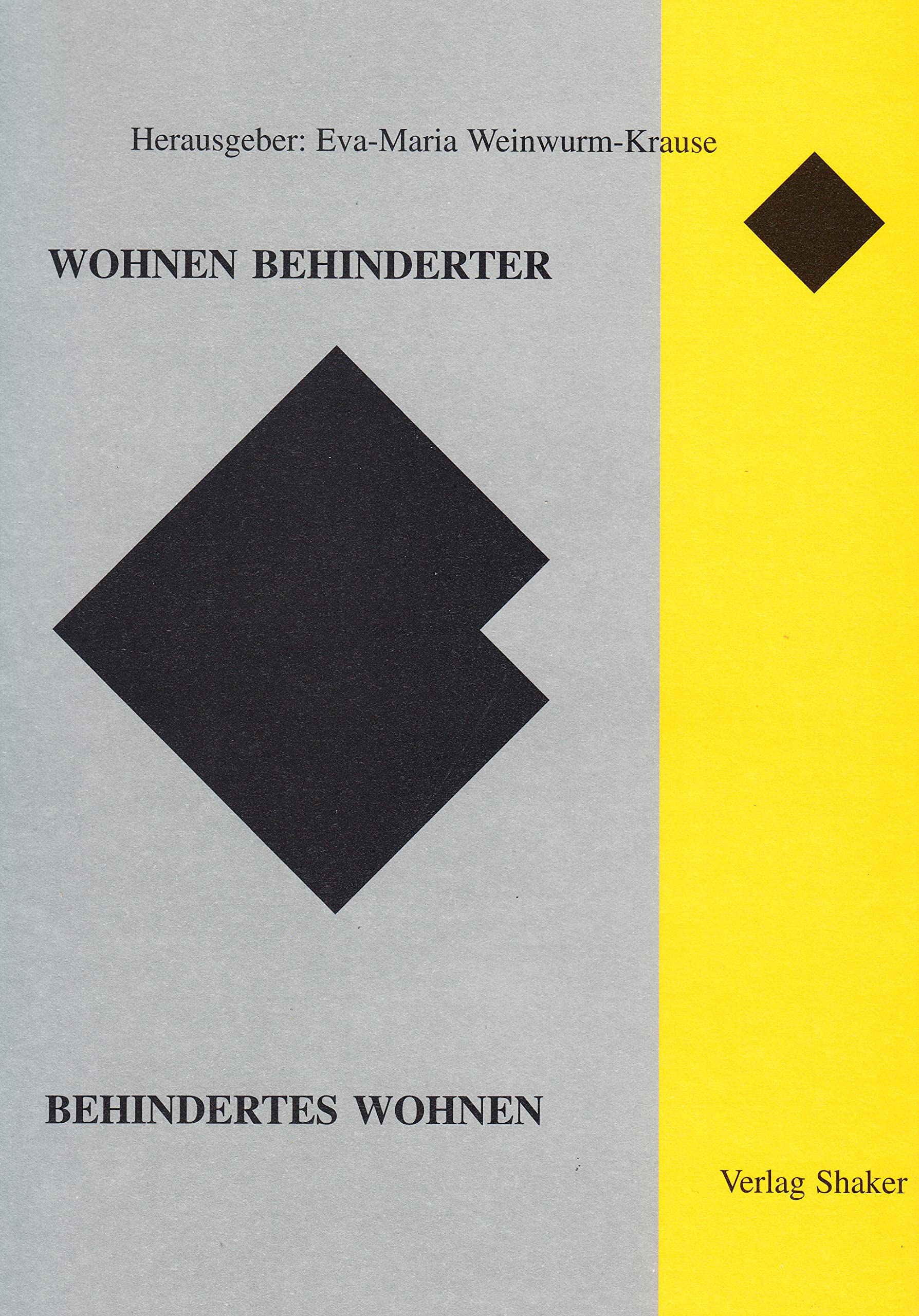 Wohnen Behinderter - Behindertes Wohnen book