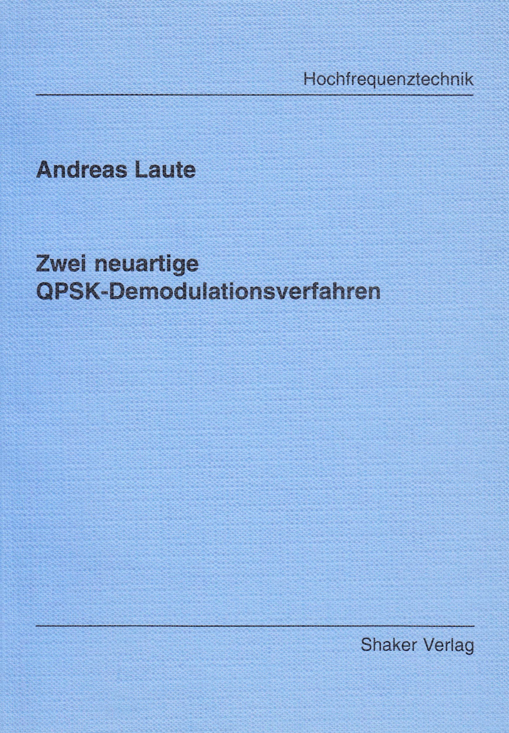 Zwei neuartige QPSK-Demodulationsverfahren Books