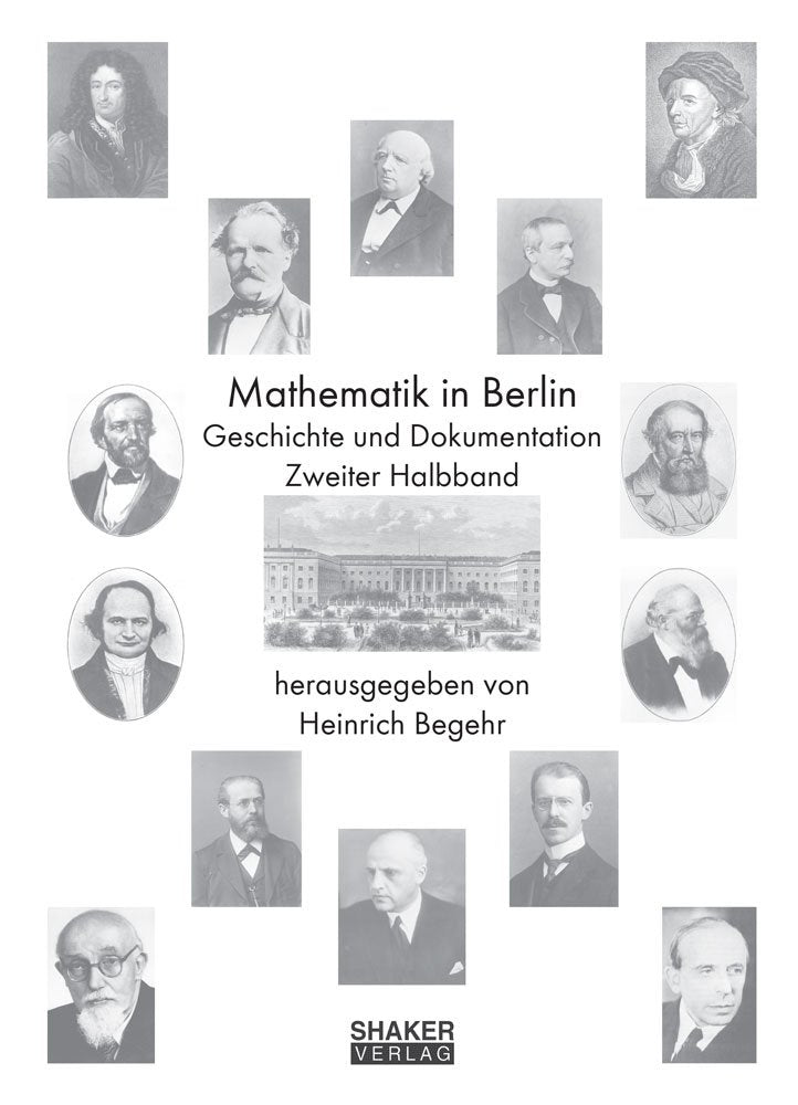 Mathematik in Berlin - Geschichte und Dokumentation - Zweiter Halbband Books