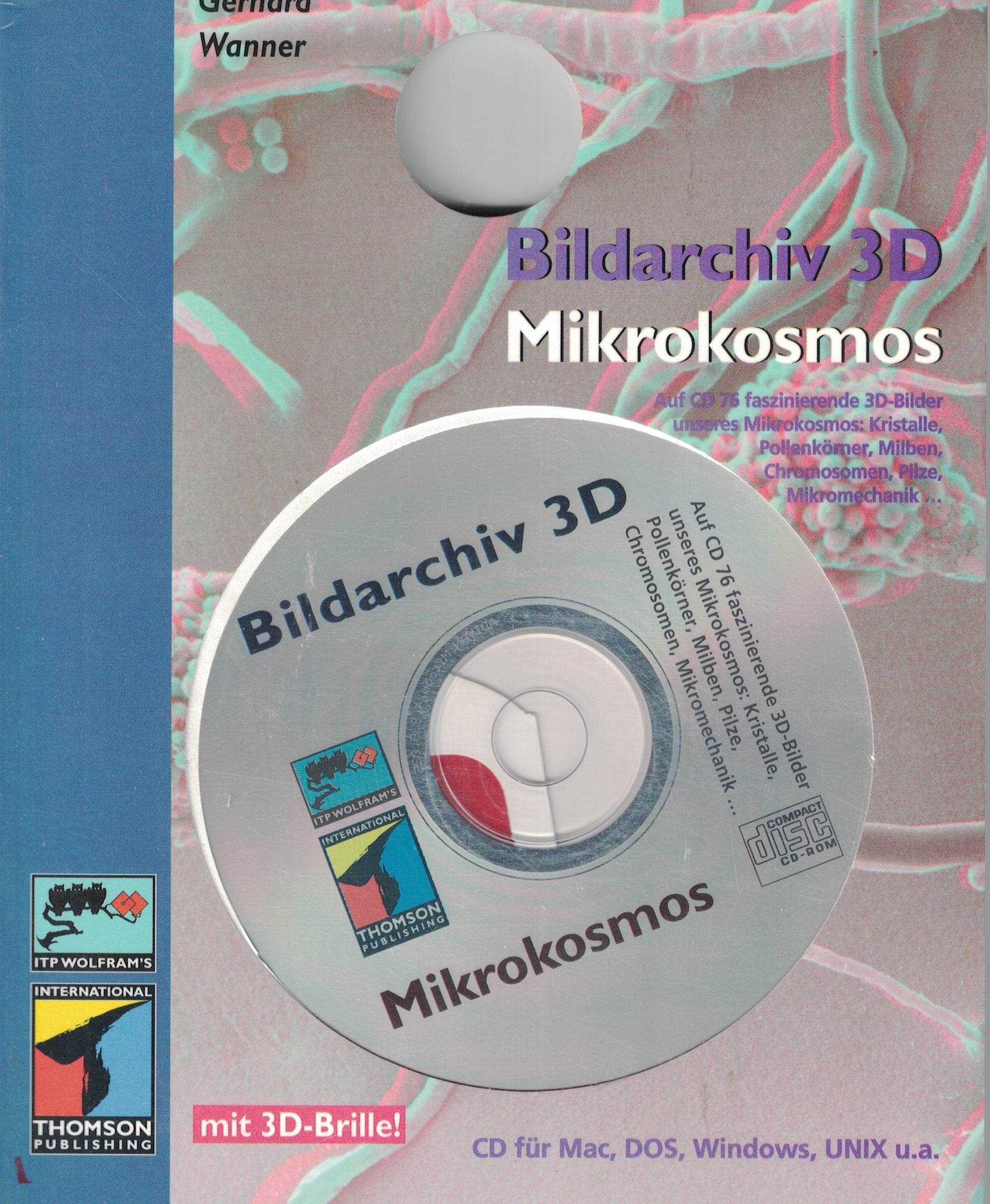 Bildarchiv 3D, Mikrokosmos, m. CD-ROM: Auf CD: 76 3D-Bilder. Kristalle, Pollenkörner, Milben, Chromosomen... Photography