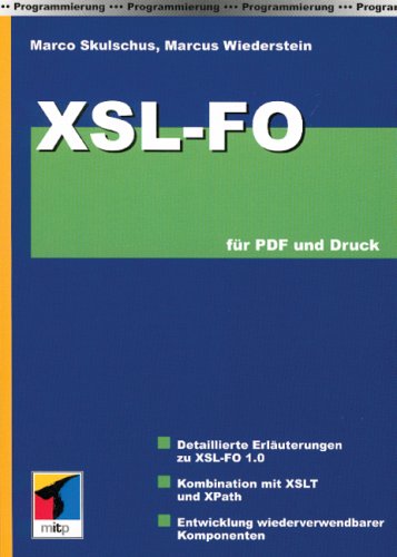XSL-FO für PDF und Druck Books