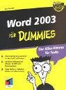 Word 2003 für Dummies Maps & Plans