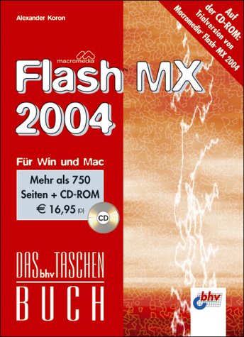 Product Image: Macromedia Flash MX 2004, m. CD-ROM. Das bhv Taschenbuch