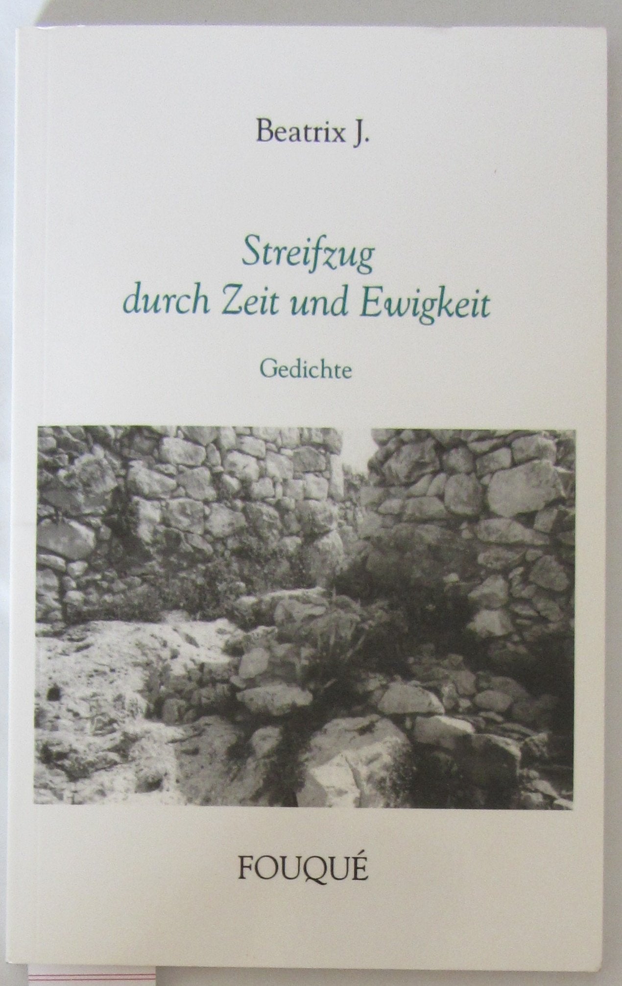 Streifzug durch Zeit und Ewigkeit: Gedichte (Fouqué Literaturverlag) Books