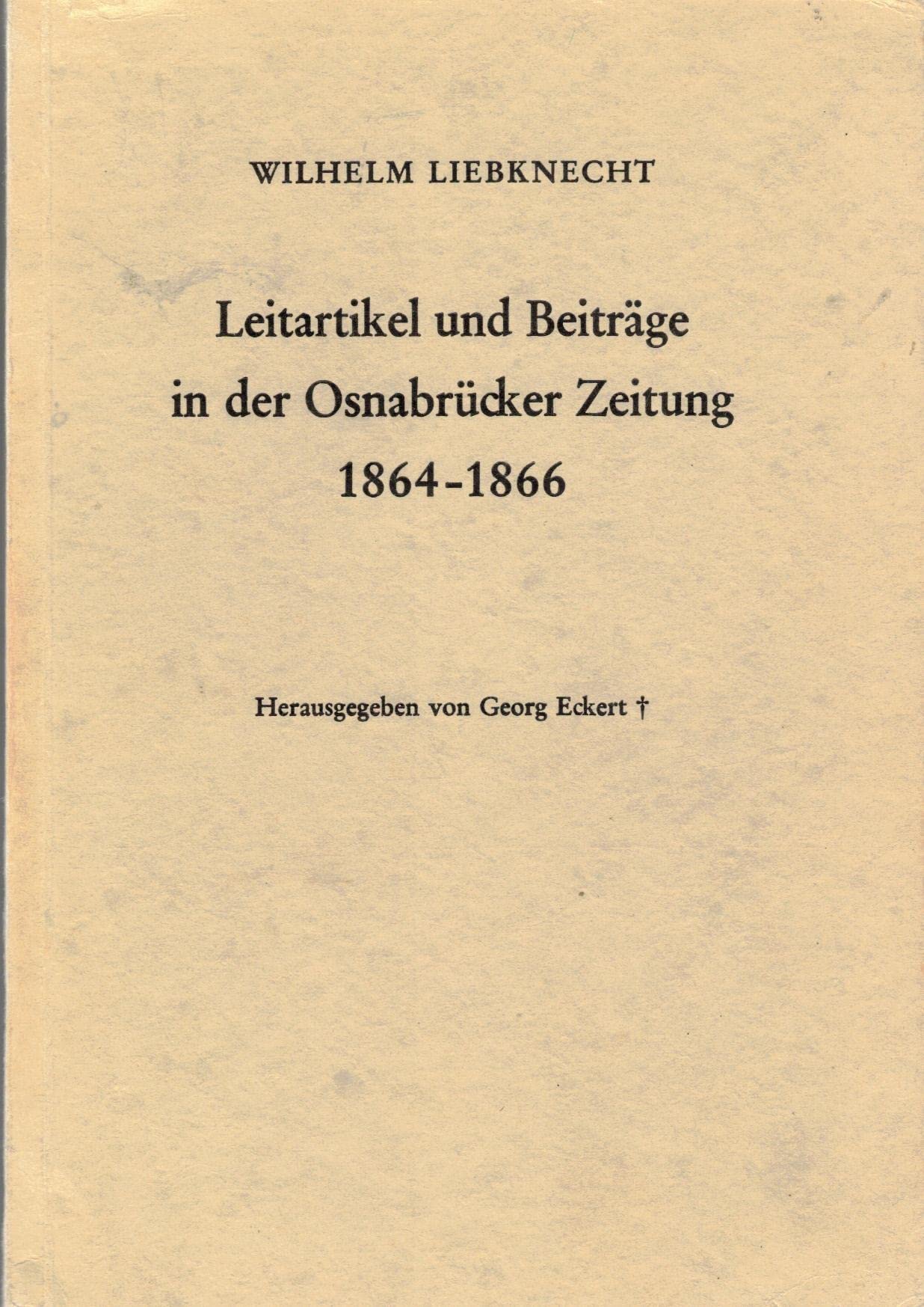 Leitartikel und Beiträge in der Osnabrücker Zeitung 1864-1866 Film, Art & Culture