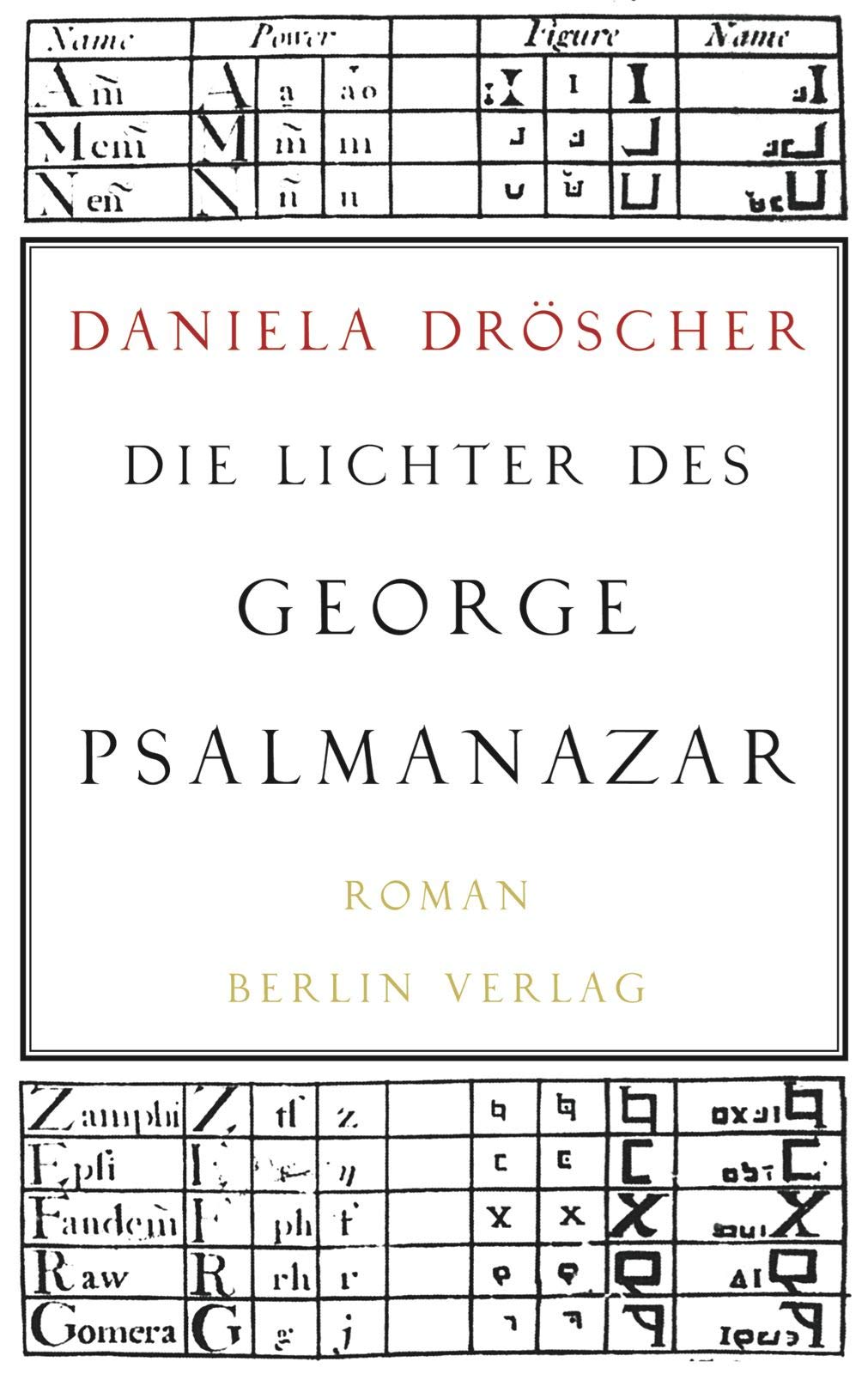 Die Lichter des George Psalmanazar: Roman Contemporary literature