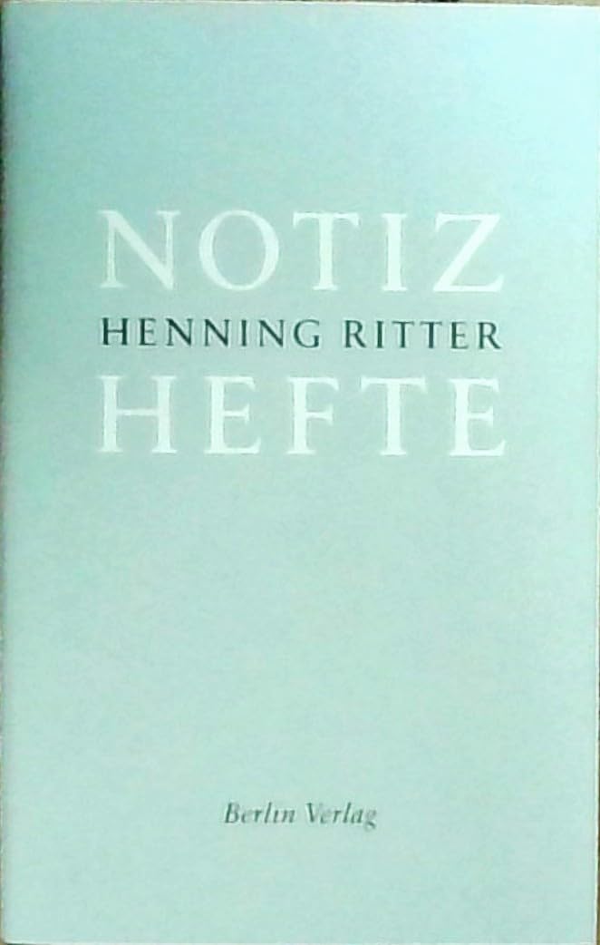 Notizhefte Contemporary literature