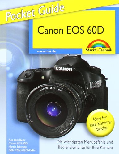 Canon EOS 60D Pocket Guide: 12-seitige Klappkarte Hobbies & Crafts