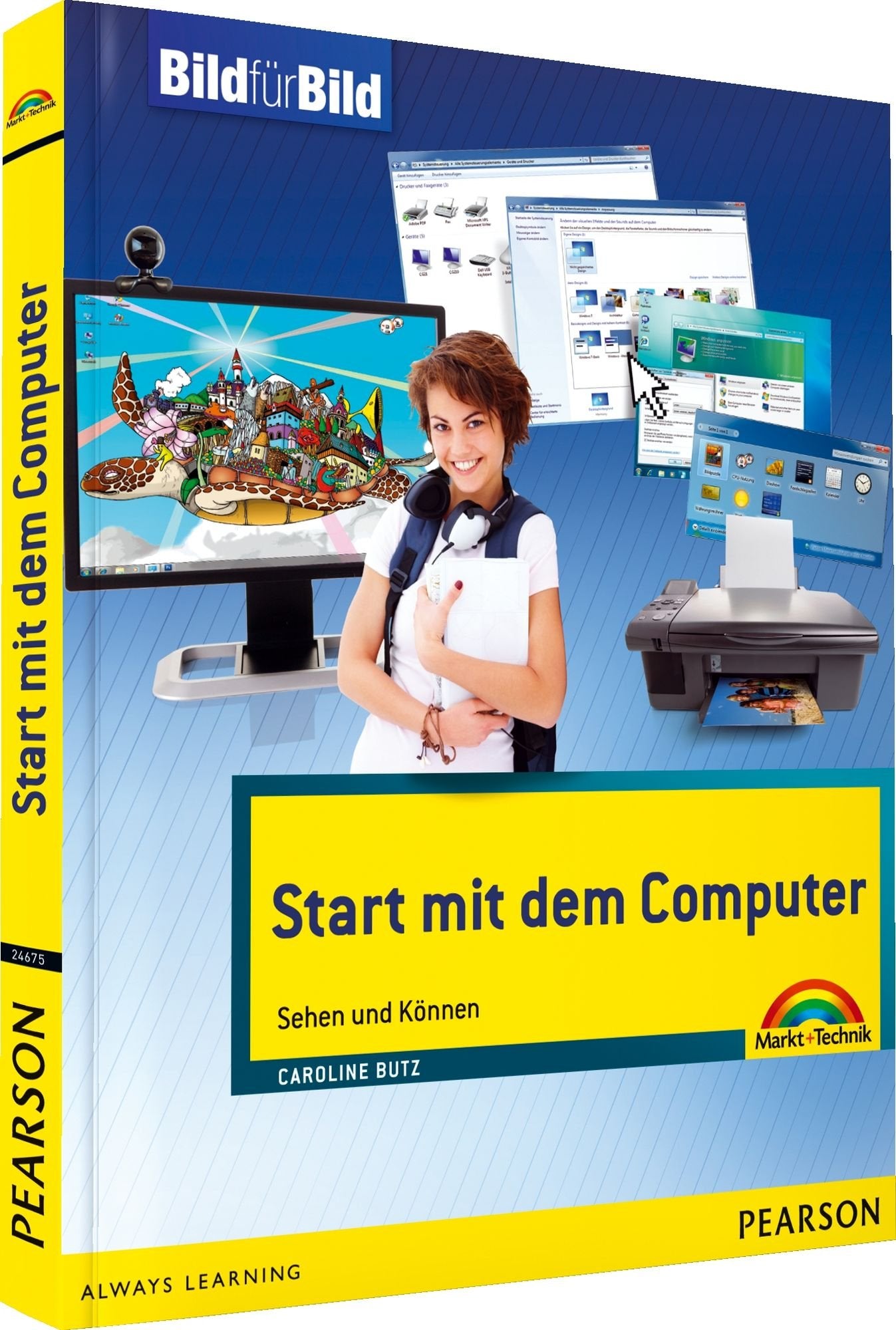 Start mit dem Computer - farbig und visuell lernen: Sehen und Können (Bild für Bild) Computer Science