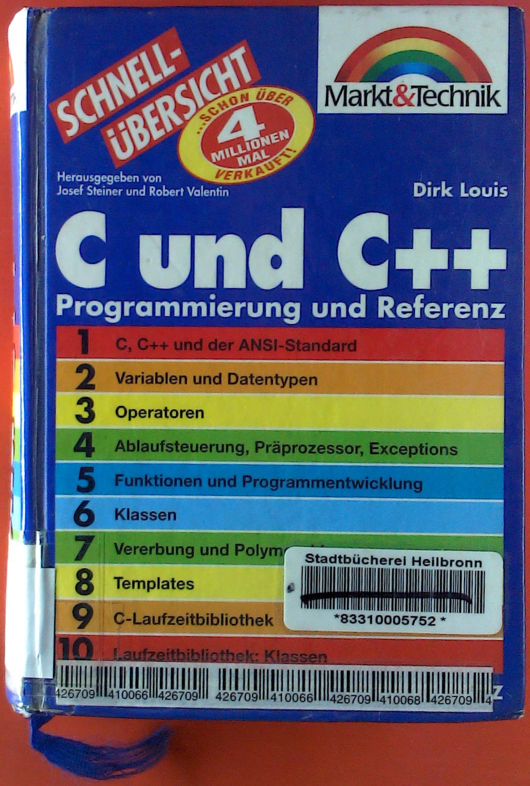 Product Image: C und C++ Programmierung und Referenz (PC-Schnellübersicht)