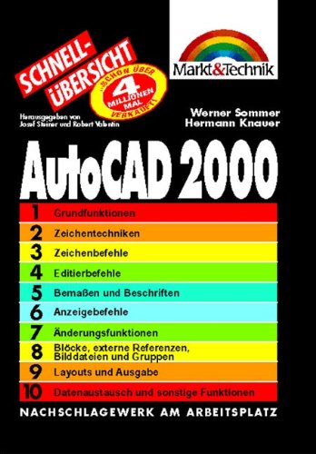AutoCAD 2000 - Schnellübersicht . Nachschlagewerk am Arbeitsplatz (Schnellübersichten) Learning & Reference