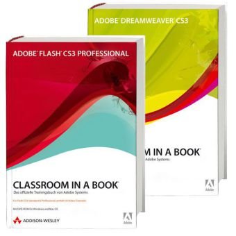 Flash CS3/Dreamweaver CS3-Bundle: Die offiziellen Trainingsbücher von Adobe Systems. DVD für Windows und Mac OS (Classroom in a Book) Computer Science