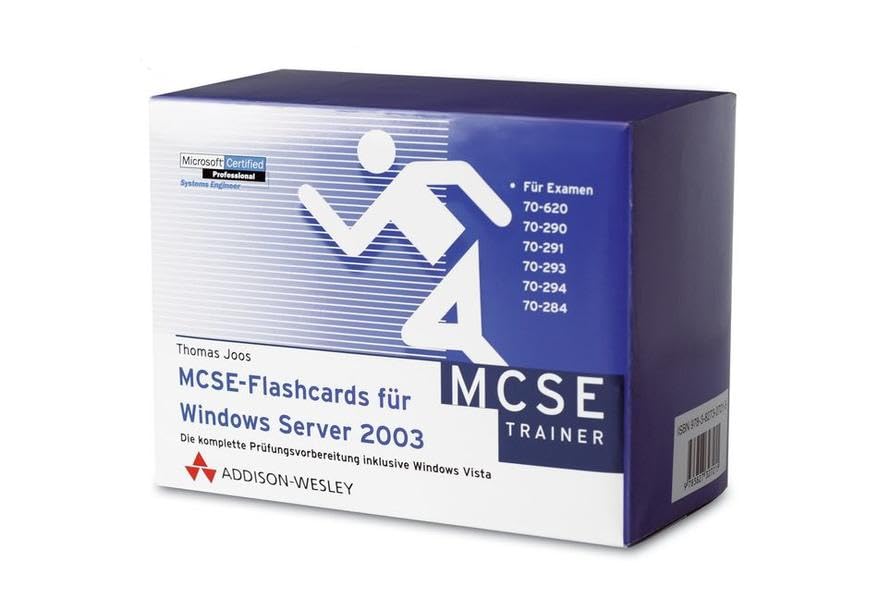 MCSE-Flashcards für Windows Server 2003 - 600 Übungskarten zur Prüfungsvorbereitung. Inklusive Windows Vista: Die komplette Prüfungsvorbereitung inklusive Windows Vista (Zertifizierungen) Computer Science