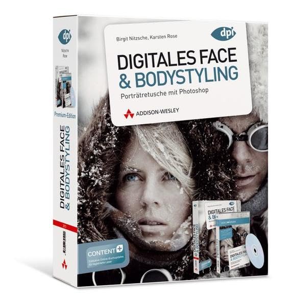 Digitales Face & Bodystyling Premium Edition - Buch und Video-Training: Porträtretusche mit Photoshop (DPI Fotografie) Hobbies & Crafts