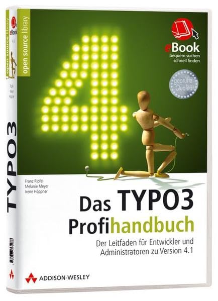 Das TYPO3 Profihandbuch - eBook auf CD-ROM: Der Leitfaden für Entwickler und Administratoren zu Version 4.1 (AW eBooks) Computer Science