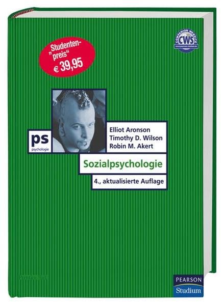 Sozialpsychologie (Pearson Studium - Psychologie) Psychology