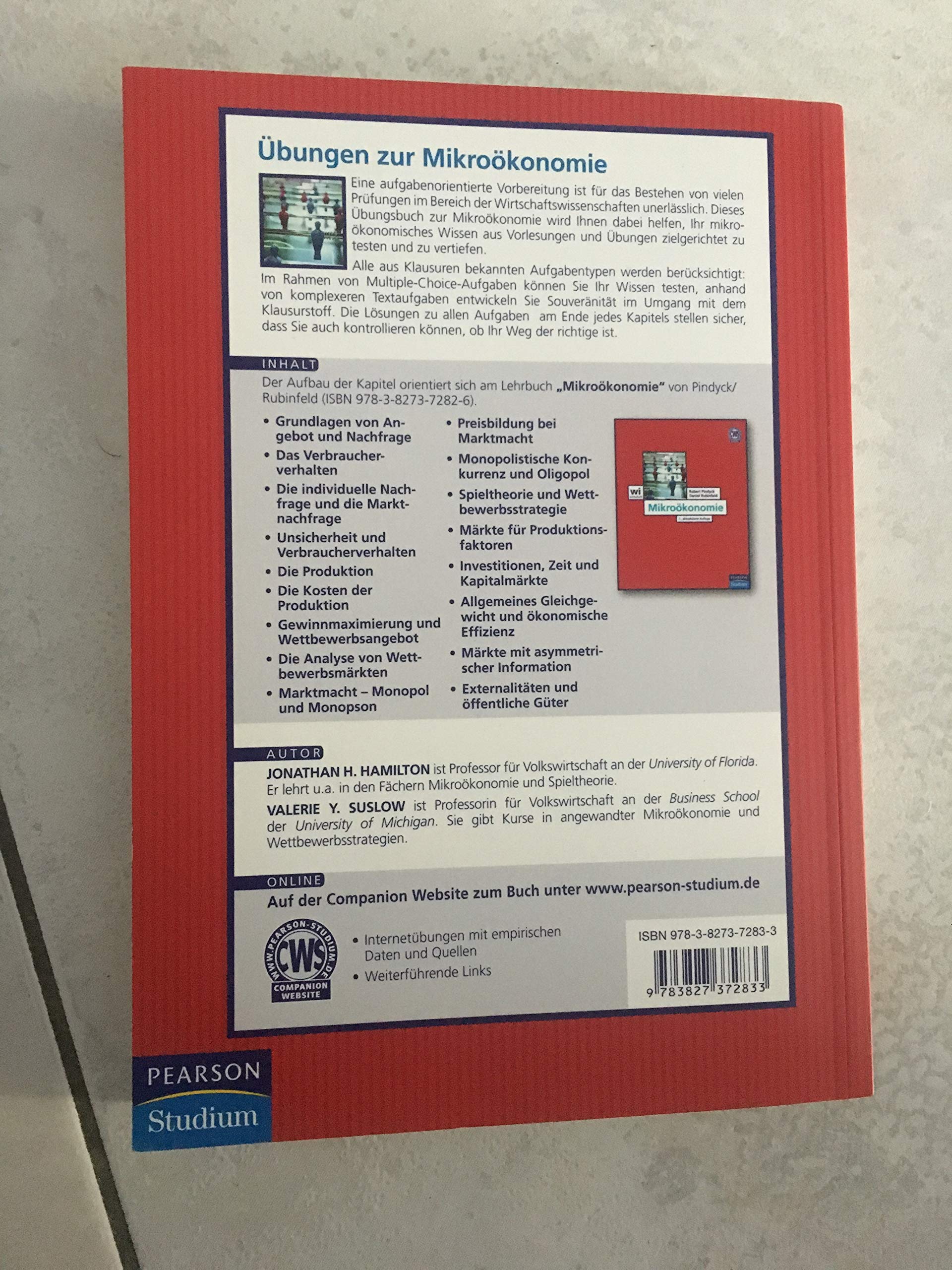 Übungen zur Mikroökonomie: Die aufgabenorientierte Prüfungsvorbereitung (Pearson Studium - Economic VWL) Law